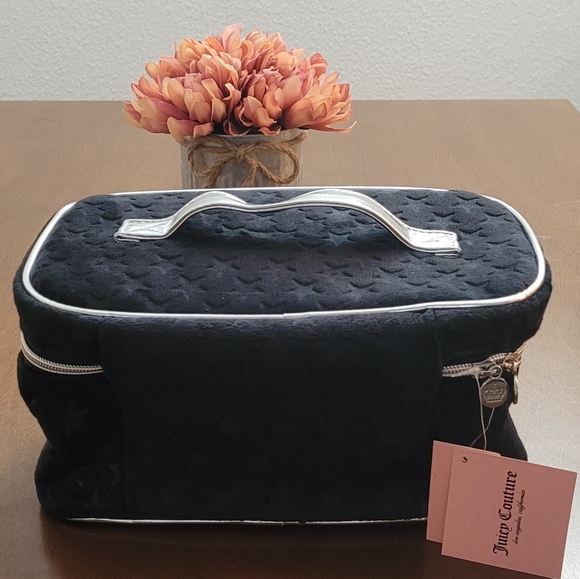 Juicy Couture Bags Nwt Juicy Couture Velour Train Cosmetic Bag